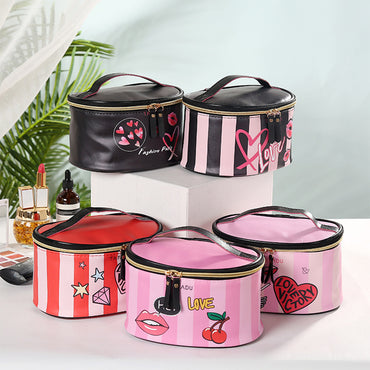 **(NET)**Portable Make Up Bag Travel Cosmetic Bag For Makeup   / 22FK194