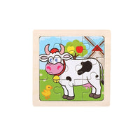 Kids Wooden Jigsaw Puzzle Baby Early Learning Educational Toy for Children  / 22FK212
