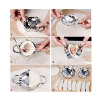 Stainless Steel  Dumpling Maker Small 12 x 8 cm