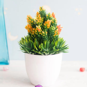 **(NET)**Artificial Plants Bonsai Small Tree Pot Plant Flowers Table Decoration Decor / 22FK172