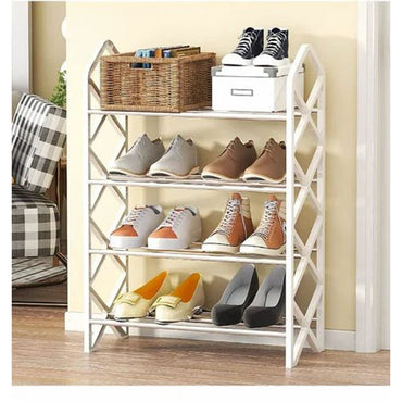 Diamond 4 Layer Shoe Rack Stackable Shoes Organizer Storage Stand / 22FK189