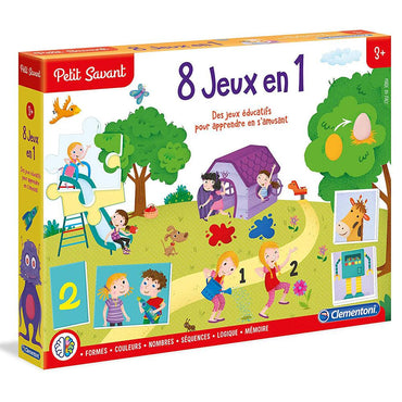 Clementoni 8 Games in 1 - French - Karout Online -Karout Online Shopping In lebanon - Karout Express Delivery