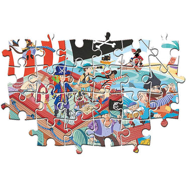 Clementoni Pirate Supercolor 24 pcs puzzle - Karout Online -Karout Online Shopping In lebanon - Karout Express Delivery