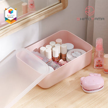 **(NET)**Multipurpose Plastic Storage Box Organizer with cover / 22FK168