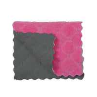 Suprelesup  Micro Fiber Colored Cleaning Towel Set 2 Pcs