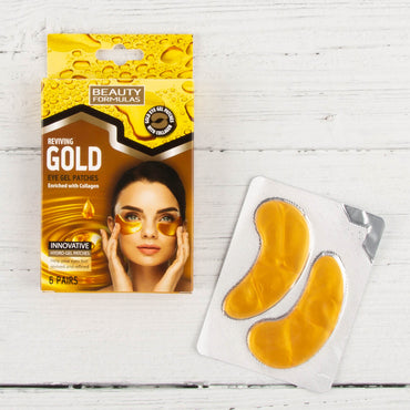 Beauty Formulas Reviving Gold Eye Gel 6 Pairs