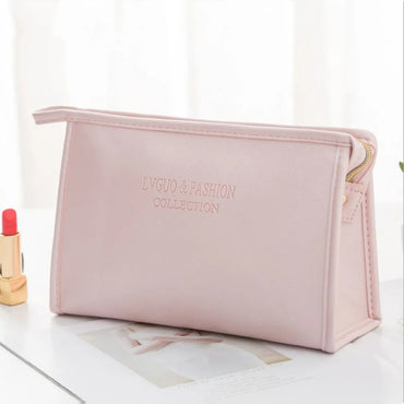 **(NET)**Women Cosmetic Bag PU Leather Waterproof Make Up Bag Beauty Case / 22FK197