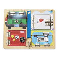 MELISSA & DOUG  LOCK AND LATCH BOARD - Karout Online -Karout Online Shopping In lebanon - Karout Express Delivery