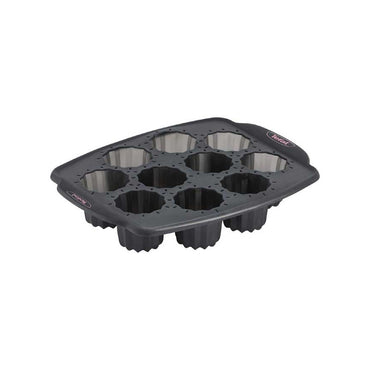 Tefal Crispy Bake Silicone Black Cannele Tray 29×21 cm / J4172014