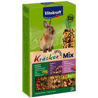Vitakraft Kracker Trio Mix Raisin Nuts Forest Fruits Vegetables For Rabbits