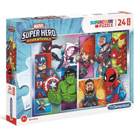 Clementoni Marvel Super Hero Avengers  24 pcs puzzle - Karout Online -Karout Online Shopping In lebanon - Karout Express Delivery