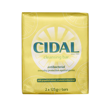 Cidal Natural Antibacterial Soap 2 x 125g