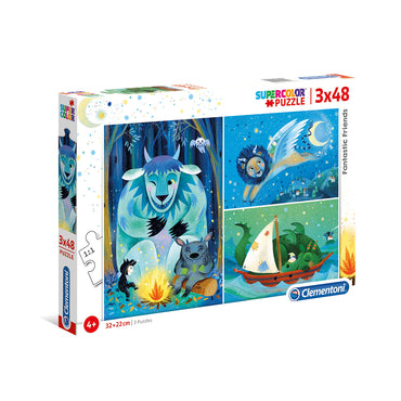 Clementoni Fantastic Friends  3x48 pcs  Puzzle
