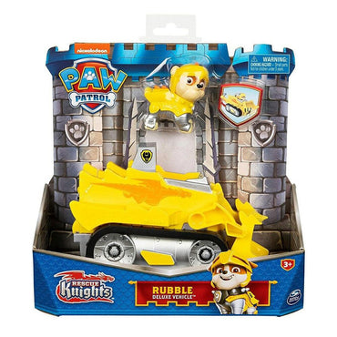 Paw Patrol Rescue Knights Rubble Deluxe Vehicle Dragon Castle - Karout Online -Karout Online Shopping In lebanon - Karout Express Delivery