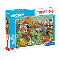Clementoni Disney Mickey and friends 104 pcs Puzzle - Karout Online -Karout Online Shopping In lebanon - Karout Express Delivery