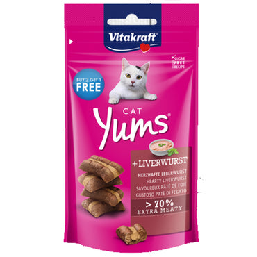Vitakraft Cat Yums Liver Sausage / 48g