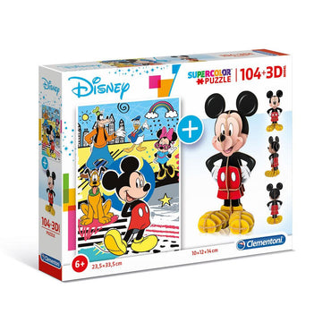 Disney Mickey Mouse - 104 pcs - Karout Online -Karout Online Shopping In lebanon - Karout Express Delivery