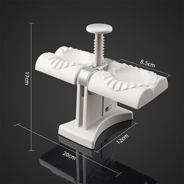**(NET)**22FK223/ Double Head Dumpling Maker Kitchen Artifact Manual Press Dumpling Machine Tools Mould/ KN-437