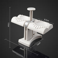 **(NET)**22FK223/ Double Head Dumpling Maker Kitchen Artifact Manual Press Dumpling Machine Tools Mould/ KN-437