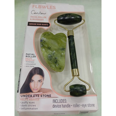 **NET**Double Head Facial Roller & Massager with Massage Stone / 22FK178 / 1786