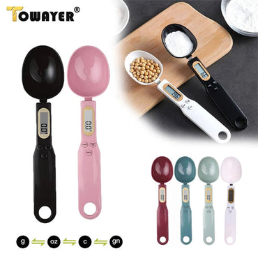 (NET) Electronic Kitchen Scale LCD Digital Measuring Food Spoon / 22FK207