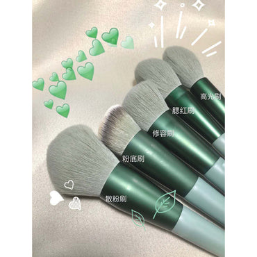 **(NET)**Soft Fluffy Makeup Brushes Set 13Pcs Makeup brush beauty tool / 22FK204