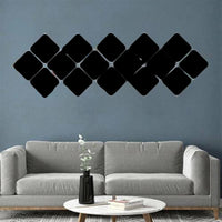 (NET) Acrylic Mirror Wall Sticker Modern Tile Adhesive  Mirror for Wall Decor / 23FK028