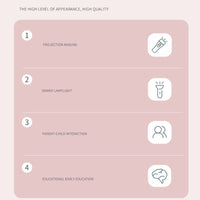 Children’s Projection Toy Torch Toy with Rotate Slide Preschool Funny Gift / 22FK217