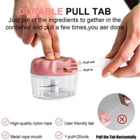 22FK218 / Multifunctional Small Vegetable Food Chopper Accessories Kitchen Garlic Peeler Tools