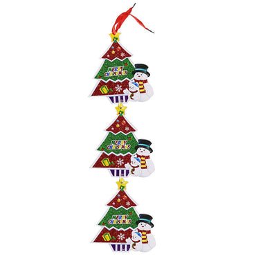 Merry Christmas Foam Door Hanger 3 Pcs chain /  Q-966 - Karout Online -Karout Online Shopping In lebanon - Karout Express Delivery