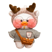 Plush Lalafanfan Duck Toys with bag and eyeglasses 26 cm - Karout Online -Karout Online Shopping In lebanon - Karout Express Delivery