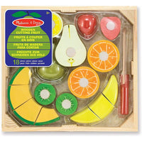 MELISSA & DOUG  WOODEN CUTTING FRUIT SET - Karout Online -Karout Online Shopping In lebanon - Karout Express Delivery