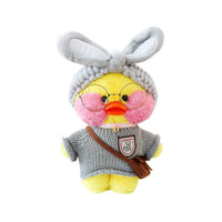 Plush Lalafanfan Duck Toys with bag and eyeglasses 26 cm - Karout Online -Karout Online Shopping In lebanon - Karout Express Delivery