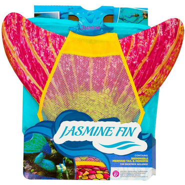 Swimmable Mermaid Tail & Monofin Xs/b / Yellow& Fuchsia Summer