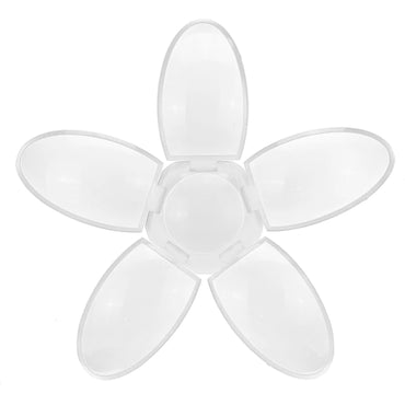 Portable Deformable 5 Leaf Led Lotus Lamp 50W - White - Karout Online -Karout Online Shopping In lebanon - Karout Express Delivery