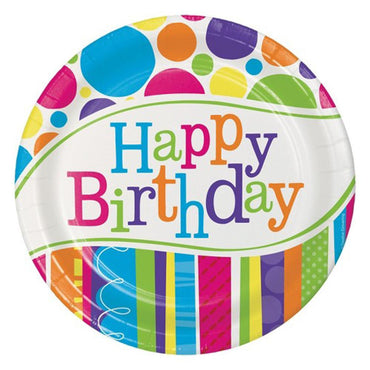 Party Star-  Paper Plates 18 cm E-98 / F-559 - Karout Online -Karout Online Shopping In lebanon - Karout Express Delivery