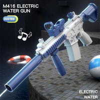 (NET) M416 Electric Water Gun Summer Beach Water Park Toy For Kids Adult Toy