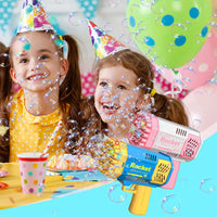 40 Holes Bubble Machine Gun for Kids with Light  Summer Outdoor Toy Wedding Party Birthday Gifts