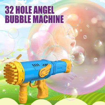 32 Holes Bubble Machine Toy Creative Bubble Maker Multifunctional Bubble Toy