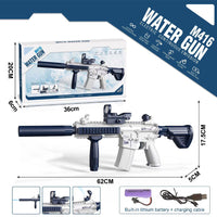 (NET) M416 Electric Water Gun Summer Beach Water Park Toy For Kids Adult Toy