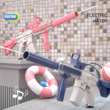 (NET) M416 Electric Water Gun Summer Beach Water Park Toy For Kids Adult Toy