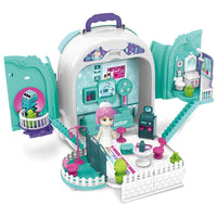 (Net) 2-in-1 Doctor Clinic Backpack Playset for Kids