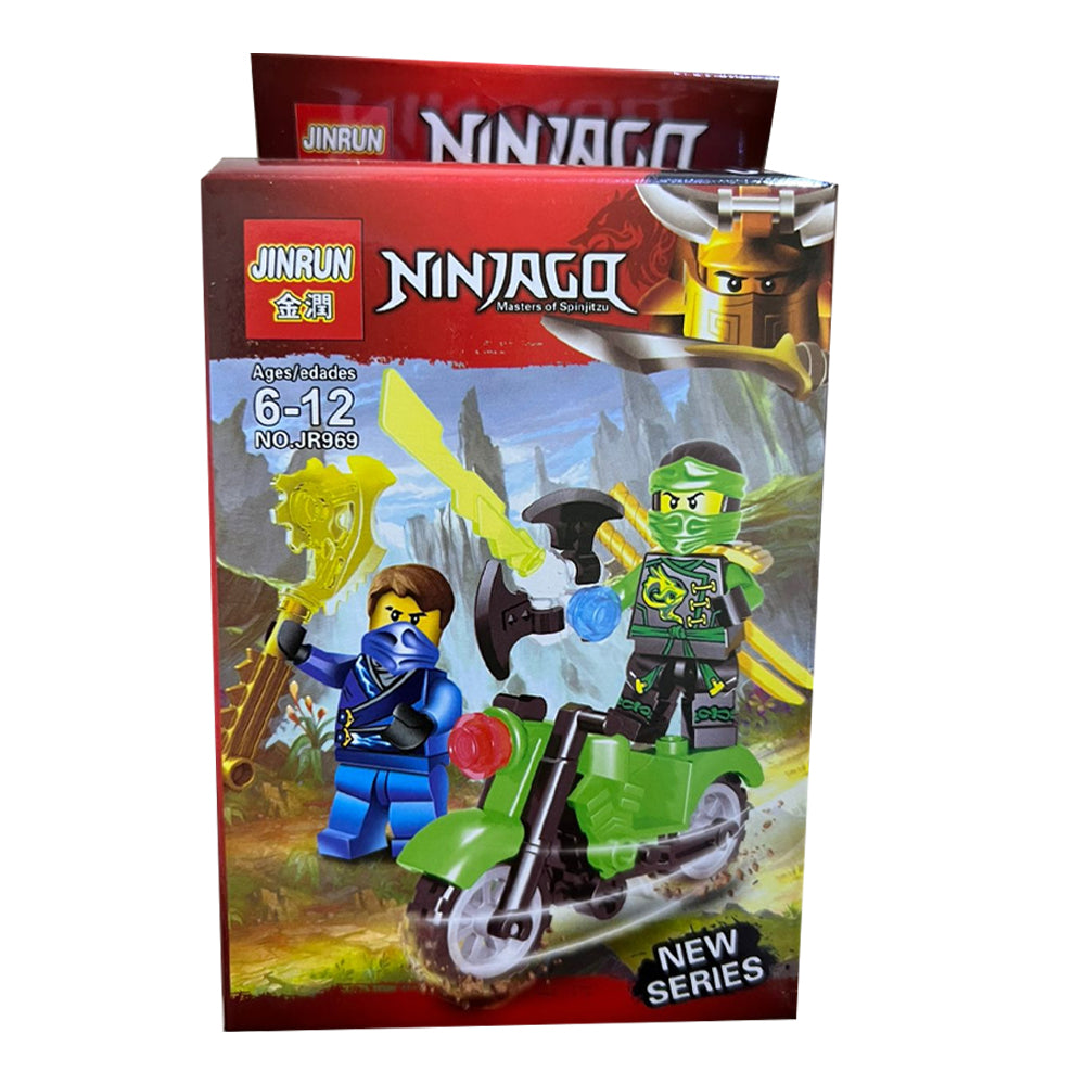 Mini Ninjas with Mini Motorcycle Building Blocks - Action-Packed Fun for Kids