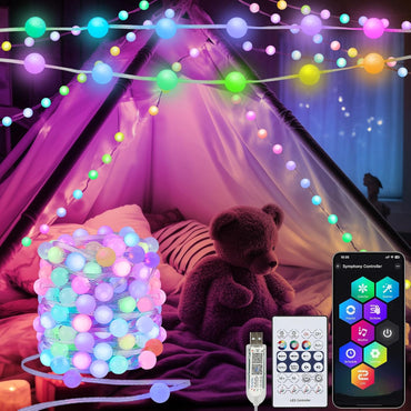 Globe Rgb 66 String Light 10M With Remote