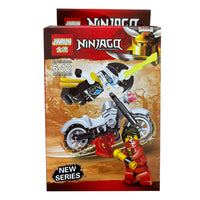 Mini Ninjas with Mini Motorcycle Building Blocks - Action-Packed Fun for Kids