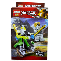 Mini Ninjas with Mini Motorcycle Building Blocks - Action-Packed Fun for Kids