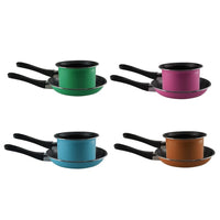 (net) Fry pan 20 cm with Milk Pan 14 cm 2 pcs