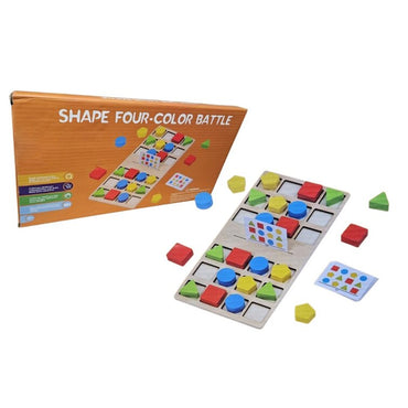 Wooden Shape Color Matching Board Game