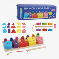 Wooden Toy Geometry Figures Puzzles