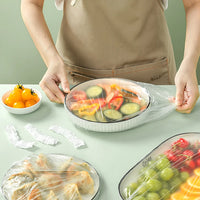 50pcs Disposable Food Bowl Cover Bag Storage Bag Dust Fresh Keeping Bags Kitchen Food Multifunctional Use 60 x 70 cm